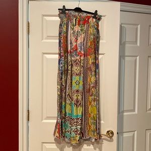 Johnny Was wide flowing legged pant.